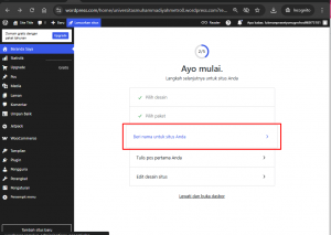 Setting Nama Website