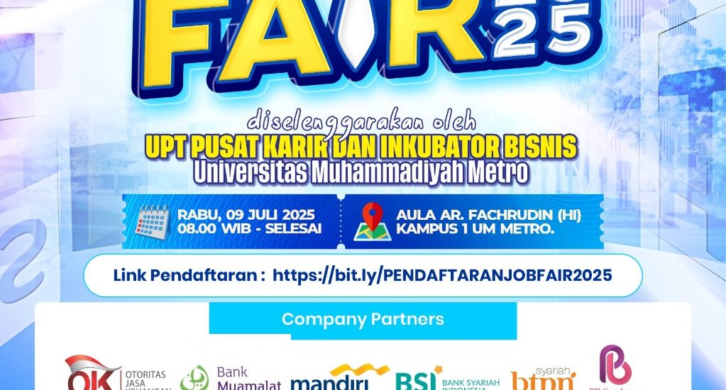 Poster Job Fair Metro 2025
